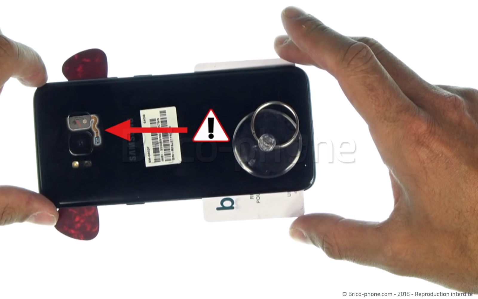 Changement de batterie sur Galaxy S8 photo 4